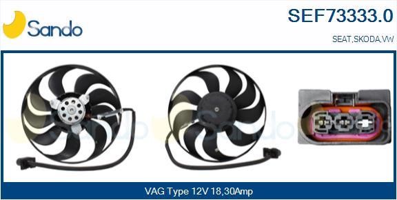 Sando SEF73333.0 Hub, engine cooling fan wheel SEF733330