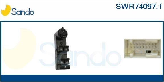 Sando SWR74097.1 Power window button SWR740971
