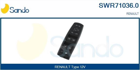 Sando SWR71036.0 Power window button SWR710360