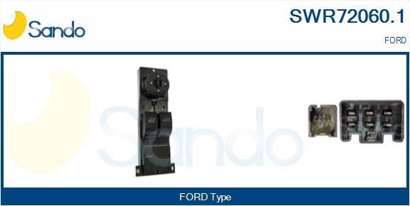 Sando SWR72060.1 Power window button SWR720601