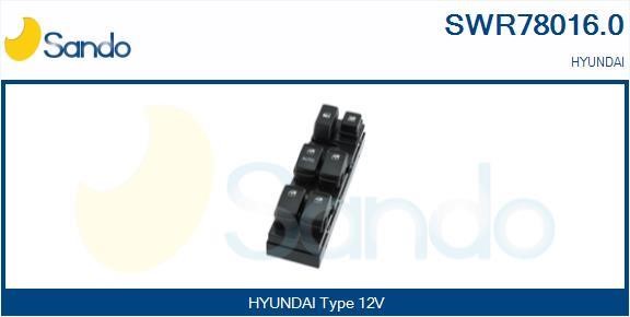 Sando SWR78016.0 Power window button SWR780160