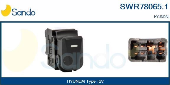 Sando SWR78065.1 Power window button SWR780651