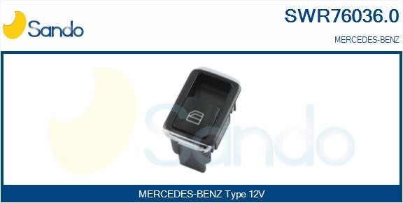 Sando SWR76036.0 Power window button SWR760360