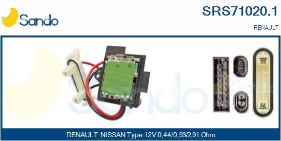 Sando SRS71020.1 Resistor, interior blower SRS710201