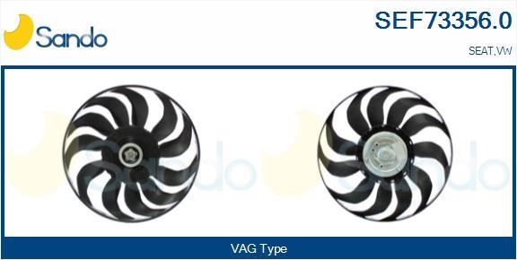 Sando SEF73356.0 Hub, engine cooling fan wheel SEF733560