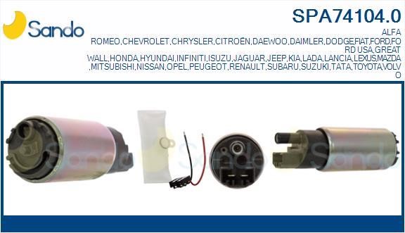 Sando SPA74104.0 Fuel pump SPA741040