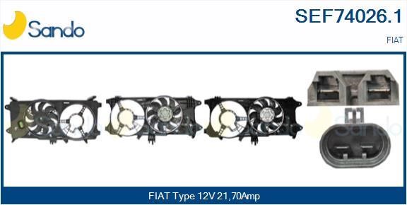 Sando SEF74026.1 Electric Motor, radiator fan SEF740261