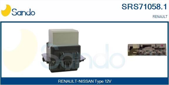Sando SRS71058.1 Resistor, interior blower SRS710581