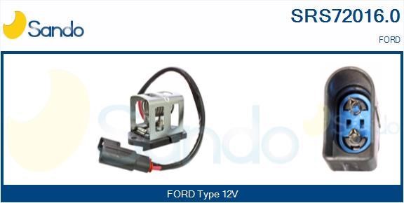 Sando SRS72016.0 Pre-resistor, electro motor radiator fan SRS720160