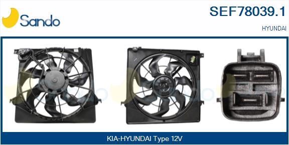 Sando SEF78039.1 Electric Motor, radiator fan SEF780391
