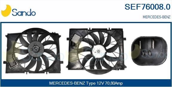 Sando SEF76008.0 Electric Motor, radiator fan SEF760080