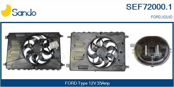 Sando SEF72000.1 Electric Motor, radiator fan SEF720001