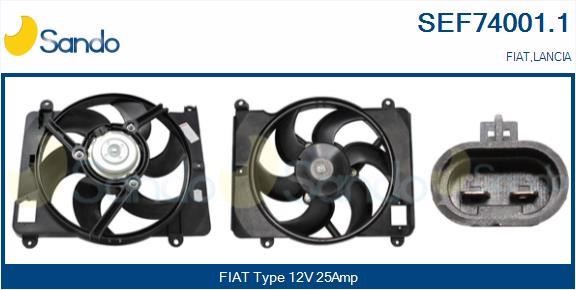 Sando SEF74001.1 Electric Motor, radiator fan SEF740011