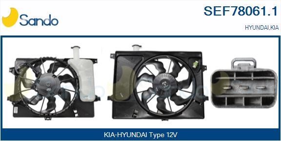 Sando SEF78061.1 Electric Motor, radiator fan SEF780611