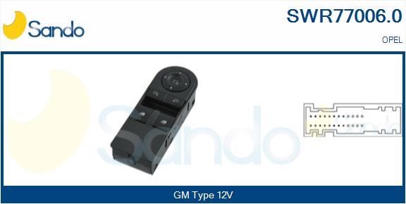 Sando SWR77006.0 Power window button SWR770060