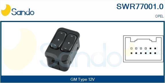 Sando SWR77001.0 Power window button SWR770010