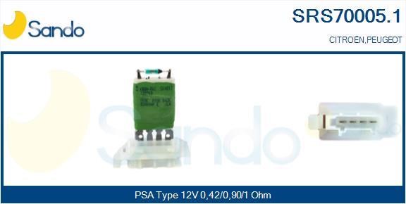 Sando SRS70005.1 Resistor, interior blower SRS700051