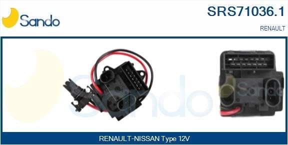 Sando SRS71036.1 Resistor, interior blower SRS710361