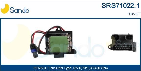 Sando SRS71022.1 Resistor, interior blower SRS710221