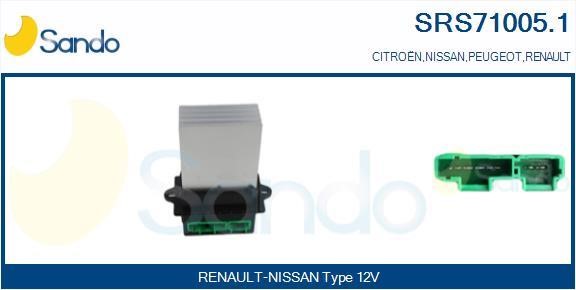Sando SRS71005.1 Resistor, interior blower SRS710051