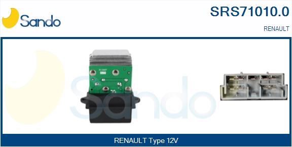 Sando SRS71010.0 Resistor, interior blower SRS710100