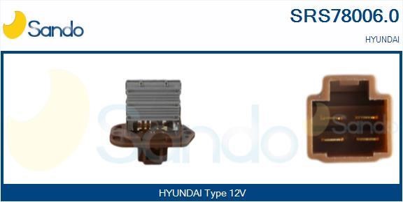 Sando SRS78006.0 Resistor, interior blower SRS780060