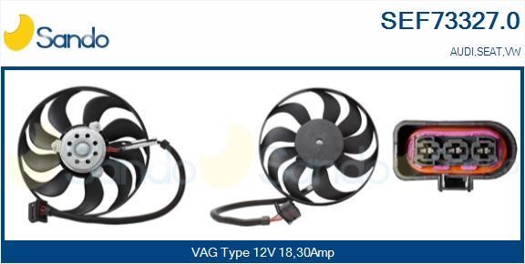 Sando SEF73327.0 Hub, engine cooling fan wheel SEF733270