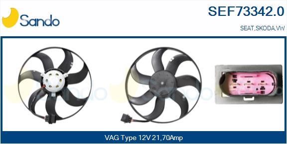 Sando SEF73342.0 Hub, engine cooling fan wheel SEF733420