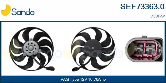 Sando SEF73363.0 Hub, engine cooling fan wheel SEF733630
