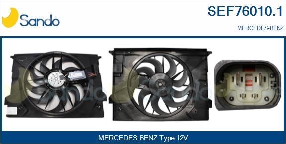 Sando SEF76010.1 Electric Motor, radiator fan SEF760101