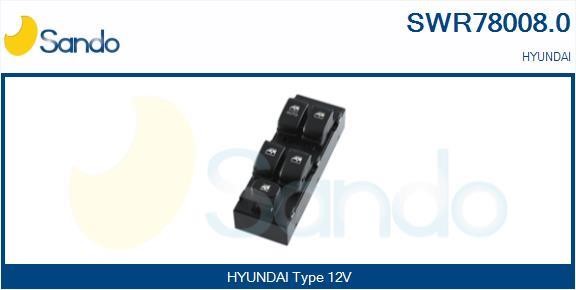 Sando SWR78008.0 Power window button SWR780080