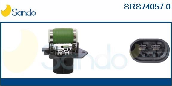 Sando SRS74057.0 Pre-resistor, electro motor radiator fan SRS740570