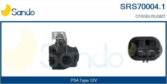 Sando SRS70004.1 Pre-resistor, electro motor radiator fan SRS700041