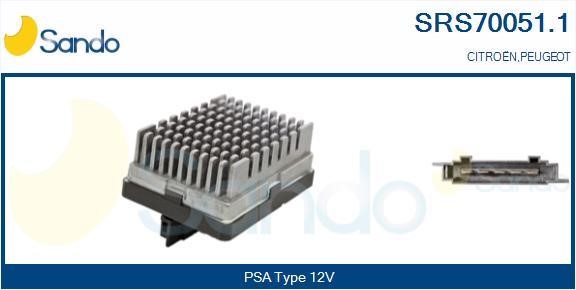 Sando SRS70051.1 Resistor, interior blower SRS700511