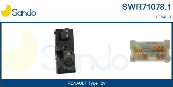 Sando SWR71078.1 Power window button SWR710781