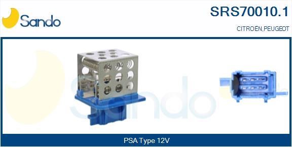 Sando SRS70010.1 Resistor, interior blower SRS700101