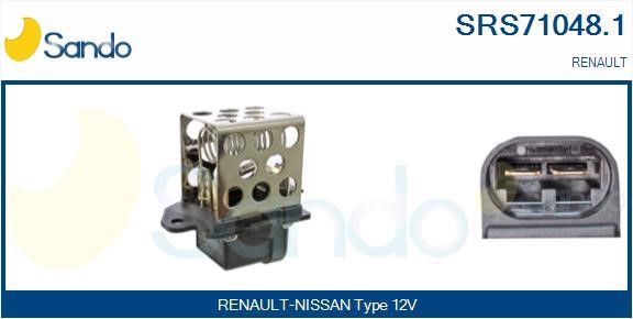 Sando SRS71048.1 Pre-resistor, electro motor radiator fan SRS710481
