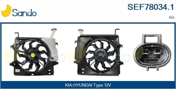 Sando SEF78034.1 Electric Motor, radiator fan SEF780341