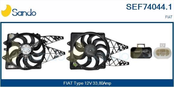 Sando SEF74044.1 Electric Motor, radiator fan SEF740441