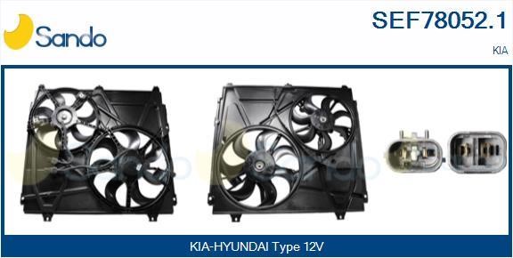 Sando SEF78052.1 Electric Motor, radiator fan SEF780521
