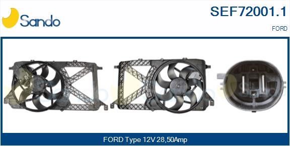 Sando SEF72001.1 Electric Motor, radiator fan SEF720011