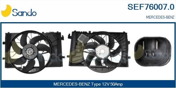 Sando SEF76007.0 Electric Motor, radiator fan SEF760070