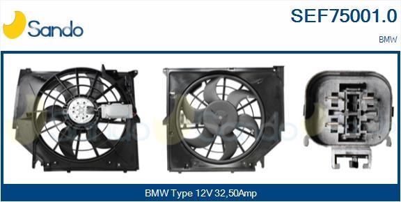 Sando SEF75001.0 Electric Motor, radiator fan SEF750010