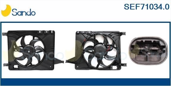 Sando SEF71034.0 Electric Motor, radiator fan SEF710340