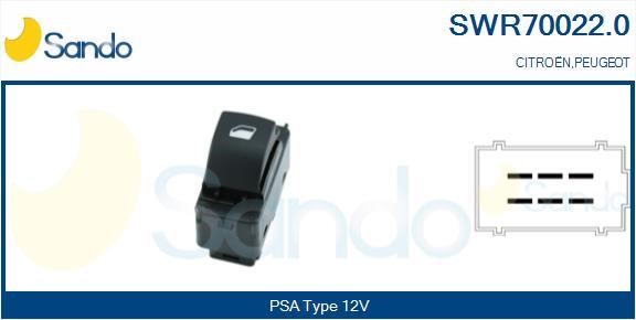 Sando SWR70022.0 Power window button SWR700220