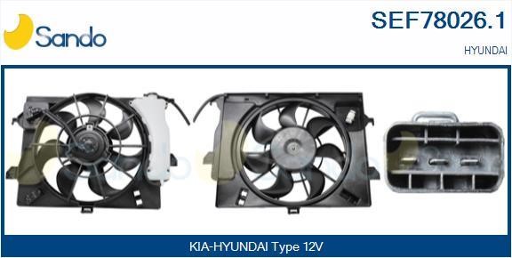 Sando SEF78026.1 Electric Motor, radiator fan SEF780261