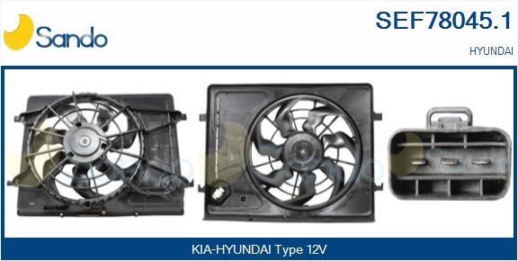 Sando SEF78045.1 Electric Motor, radiator fan SEF780451