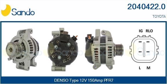 Sando 2040422.0 Alternator 20404220