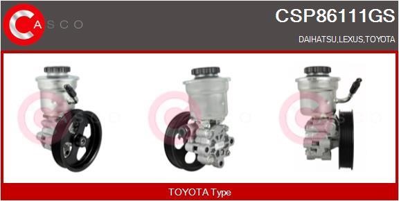 Casco CSP86111GS Hydraulic Pump, steering system CSP86111GS