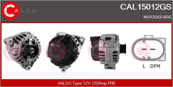 Casco CAL15012GS Alternator CAL15012GS